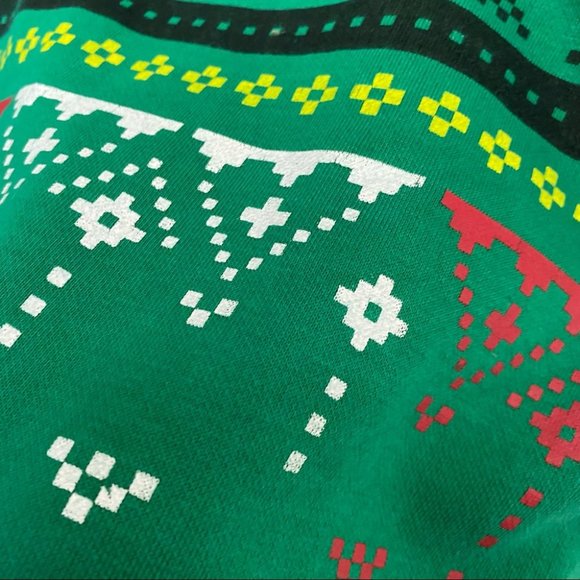 Green Ugly Christmas Sweater Size Large - Picture 7 of 16